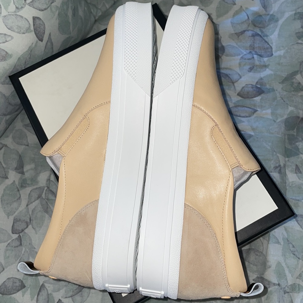 NWT J/SLIDES GIA Light Sand Leather - Picture 11 of 13